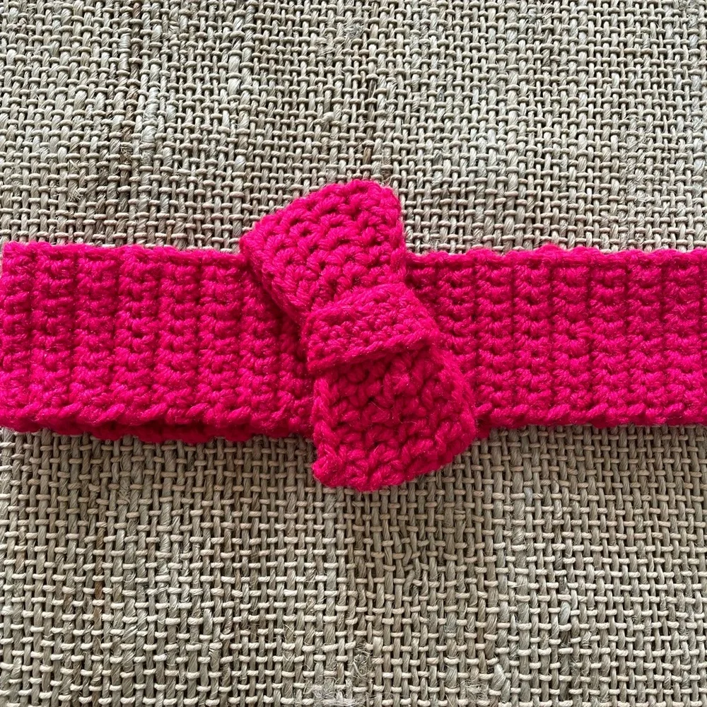 ZARA Handmade Pink Knit Headband for Kids